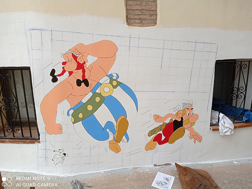 Realización de murales interior y exterior - Logroño - La Rioja